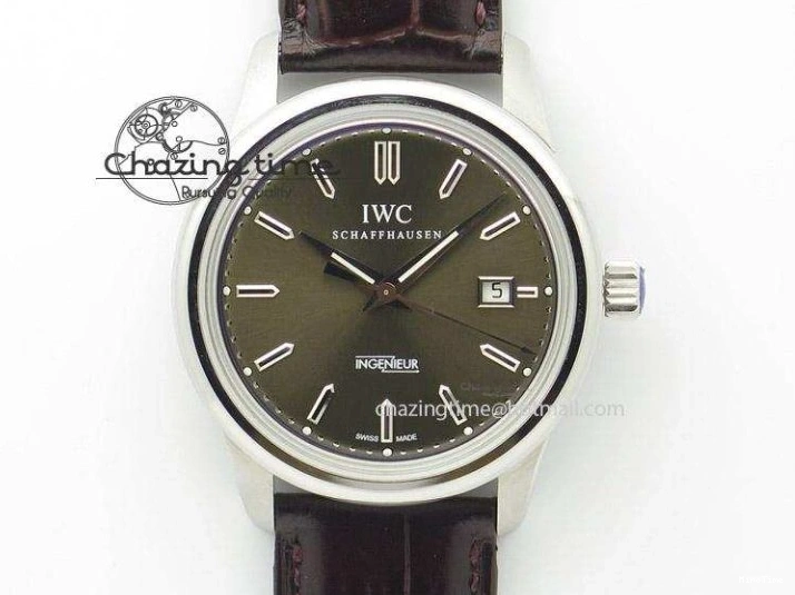 MIROTIME 0123 Portofino IW391001 SS ZK 1:1 Best Edition White Dial Silver Markers on Black Leather Strap A RelaxedFit 7139
